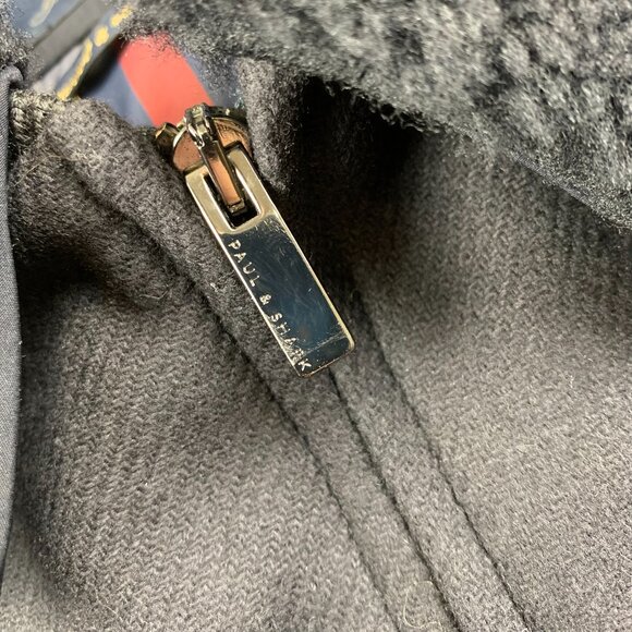 Paul & Shark Mens Winter Jacket 2XL Navy Blue Full Zip Wool and Cashmere Blouson - Picture 7 of 16